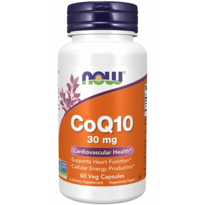 Now CoQ10 30 mg 60db Veg Kapszula
