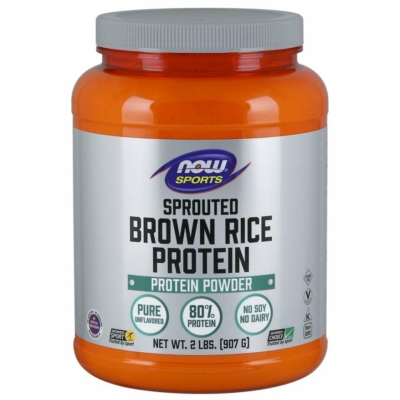 Now Sprouted Brown Rice Protein (Barna Rizs Protein por) 907gr