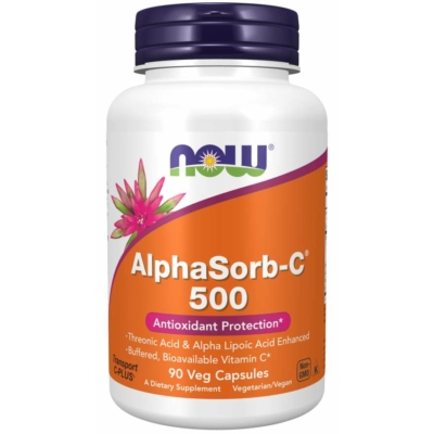 Now AlphaSorb-C® 500 mg 90Veg Capsules 