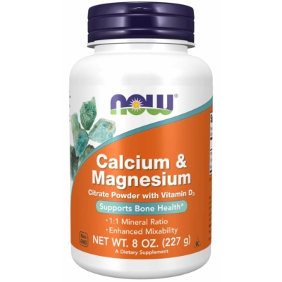 NOW Calcium-Magnesium por 227gr.