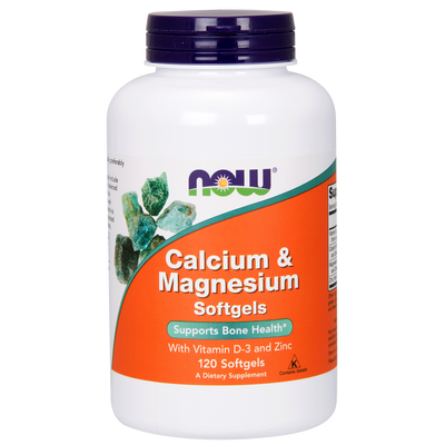 NOW Calcium-Magnesium 1000/500mg 120 softgel