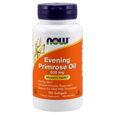 NOW Evening Primrose Oil (Ligetszépe olaj kapszula) 500mg 100sge