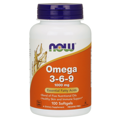 Now Omega 3-6-9 1000 mg 100 Softgels
